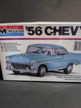 Monogram '56 Chevy Model Kit #2239 Sealed  1/24 Scale 1978